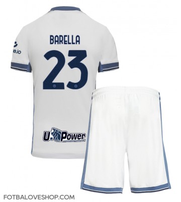 Inter Milan Nicolo Barella #23 Dětské Venkovní Dres 2024-25 Krátký Rukáv (+ trenýrky)